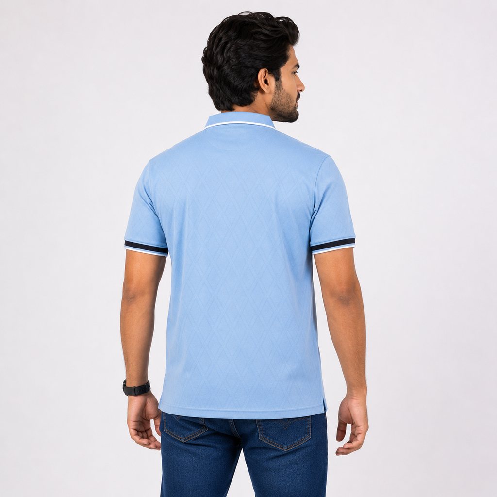 Winner MEN'S Blue C-14 POLO SHIRT - 80061