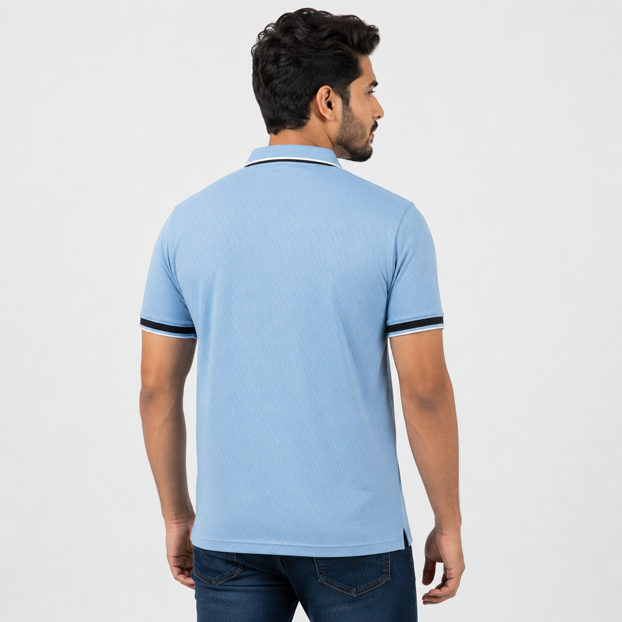 Winner MEN'S BLUE C-15 POLO SHIRT - 80061