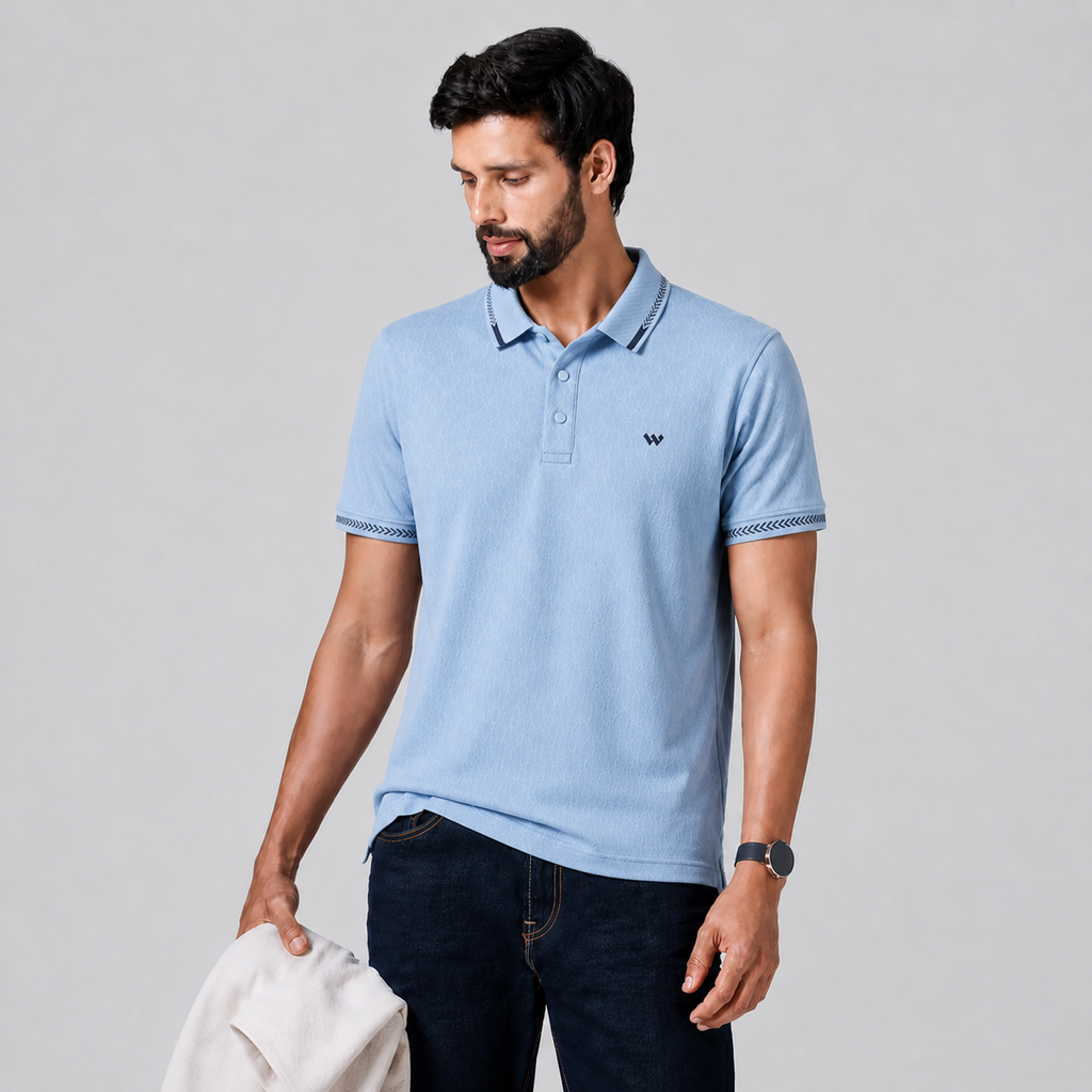 Winner Mens Blue 24  Polo T Shirt - 80069