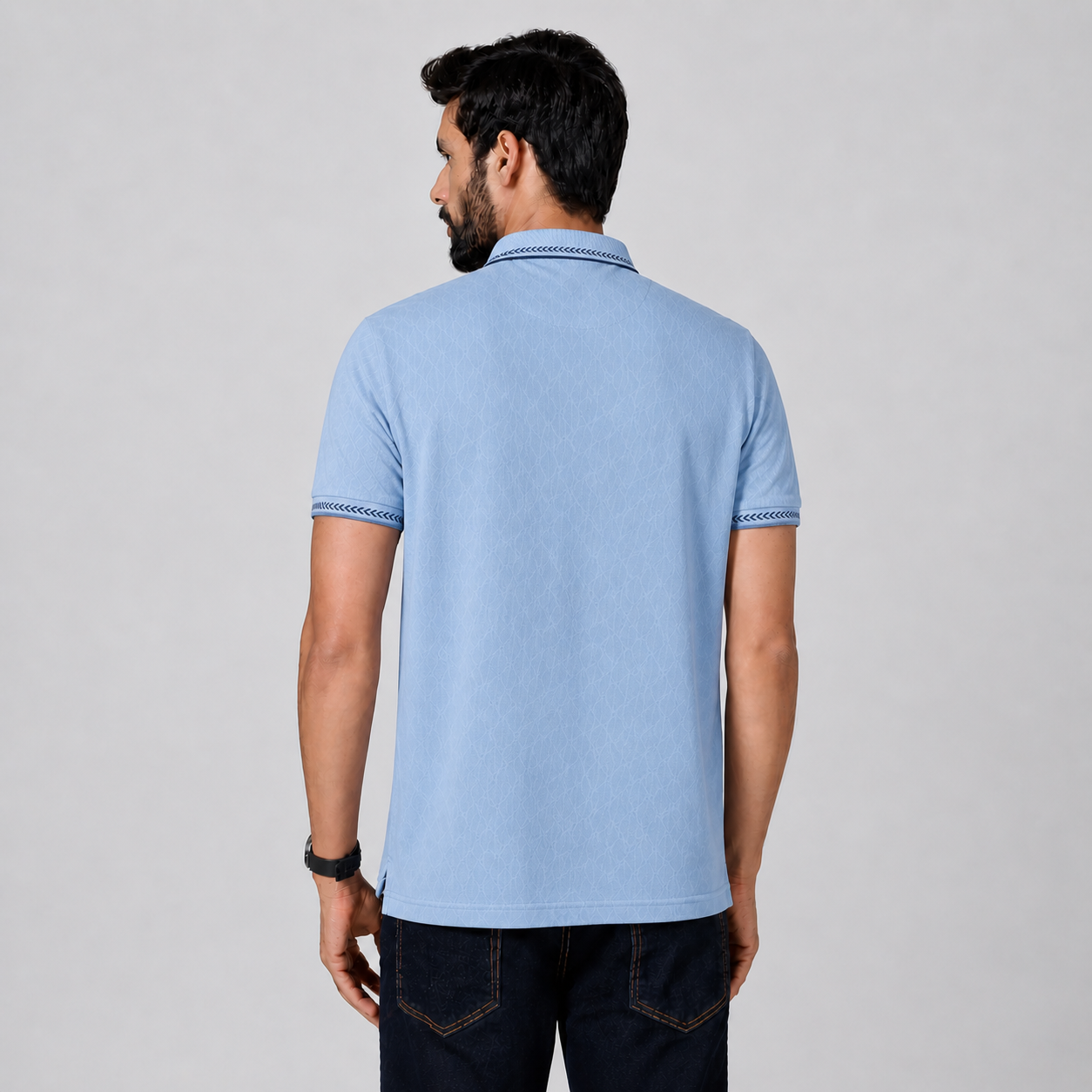 Winner Mens Blue 24  Polo T Shirt - 80069