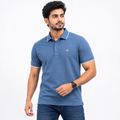 Winner Men's Blue D-25 Polo Shirt - 80071