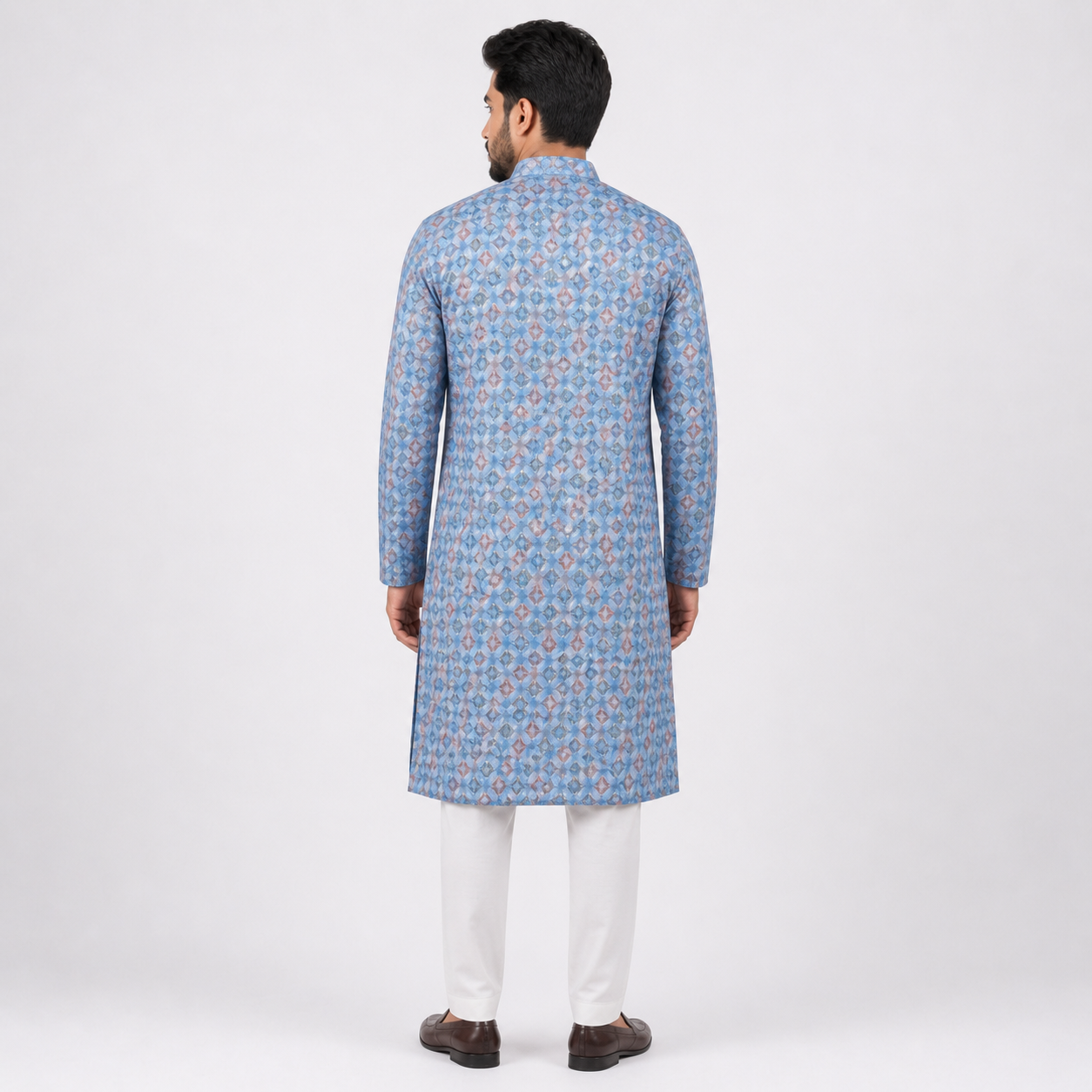 Winner Mens Blue Panjabi - 73914
