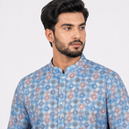 Winner Mens Blue Panjabi - 73914