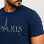 Blue Sapphire Slim Winner Men'S T Shirt - 73864