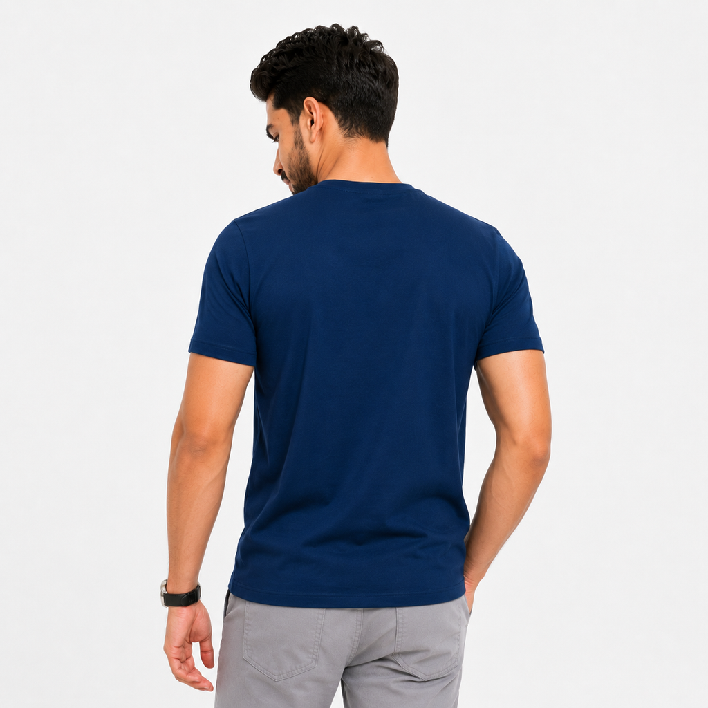 Blue Sapphire Slim Winner Men'S T Shirt - 73864
