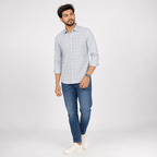 Winner Men's Light Blue Casual Shirt - 80296