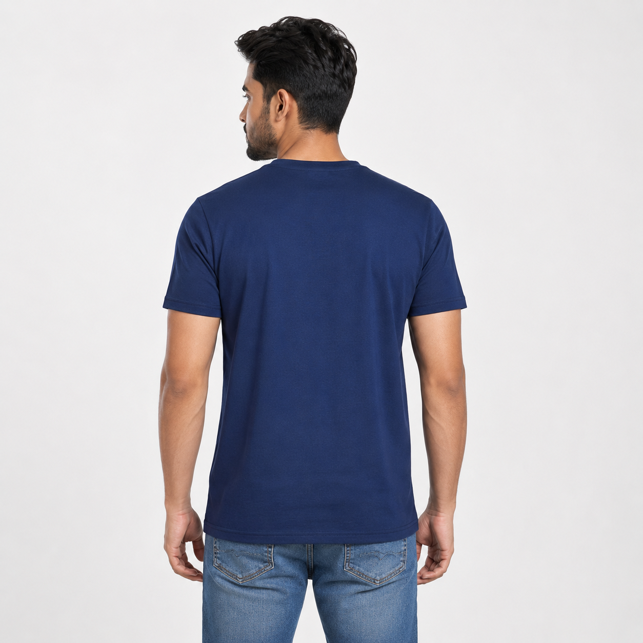 Winner' S  Blue Men'S T-Shirt-43925