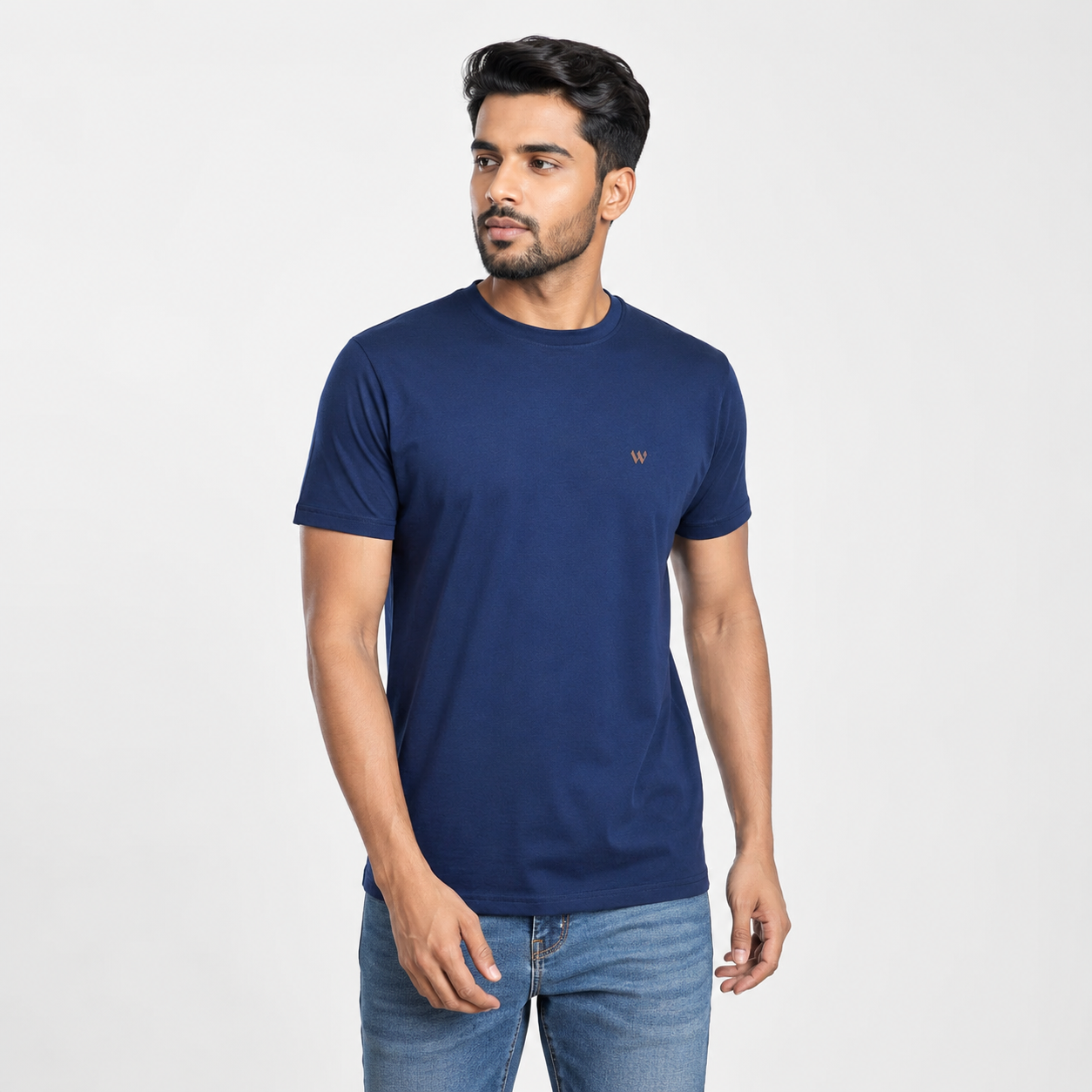 Winner' S  Blue Men'S T-Shirt-43925