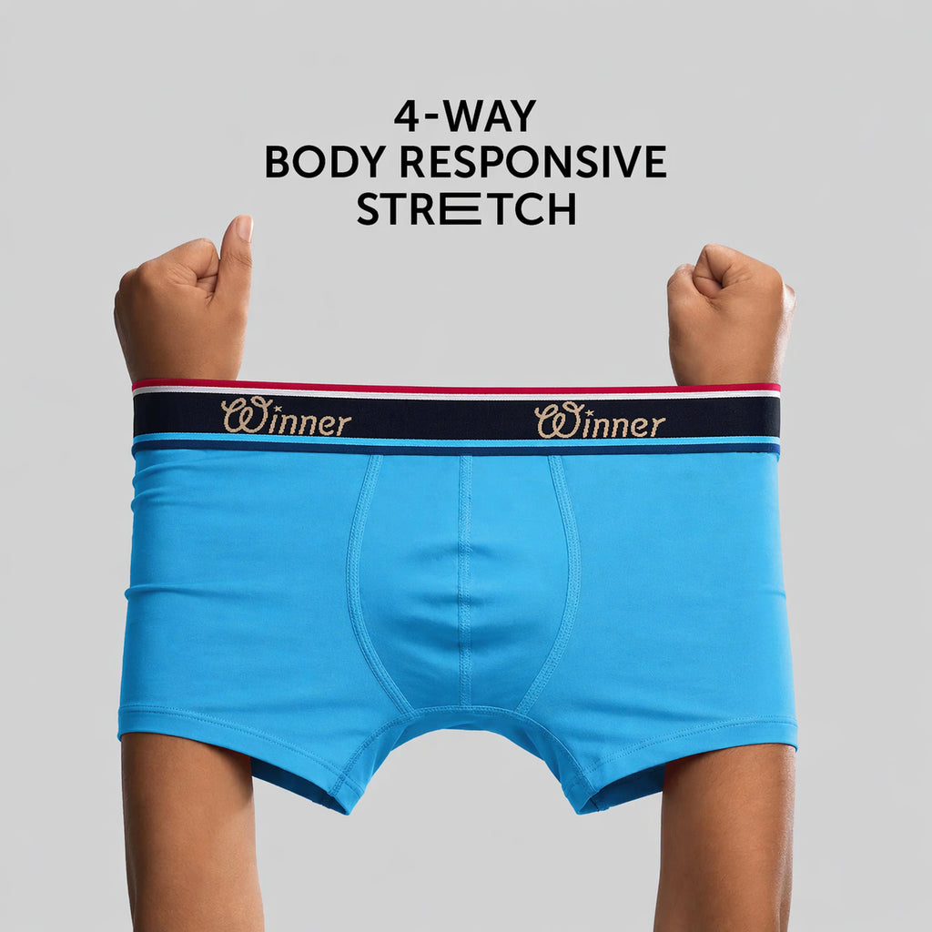 Men's Blue Luxury Boxer - 43713