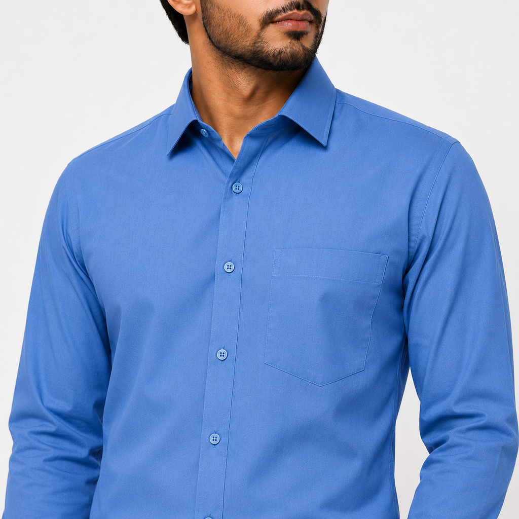 Winner Men's Blue Formal Shirt - 73822