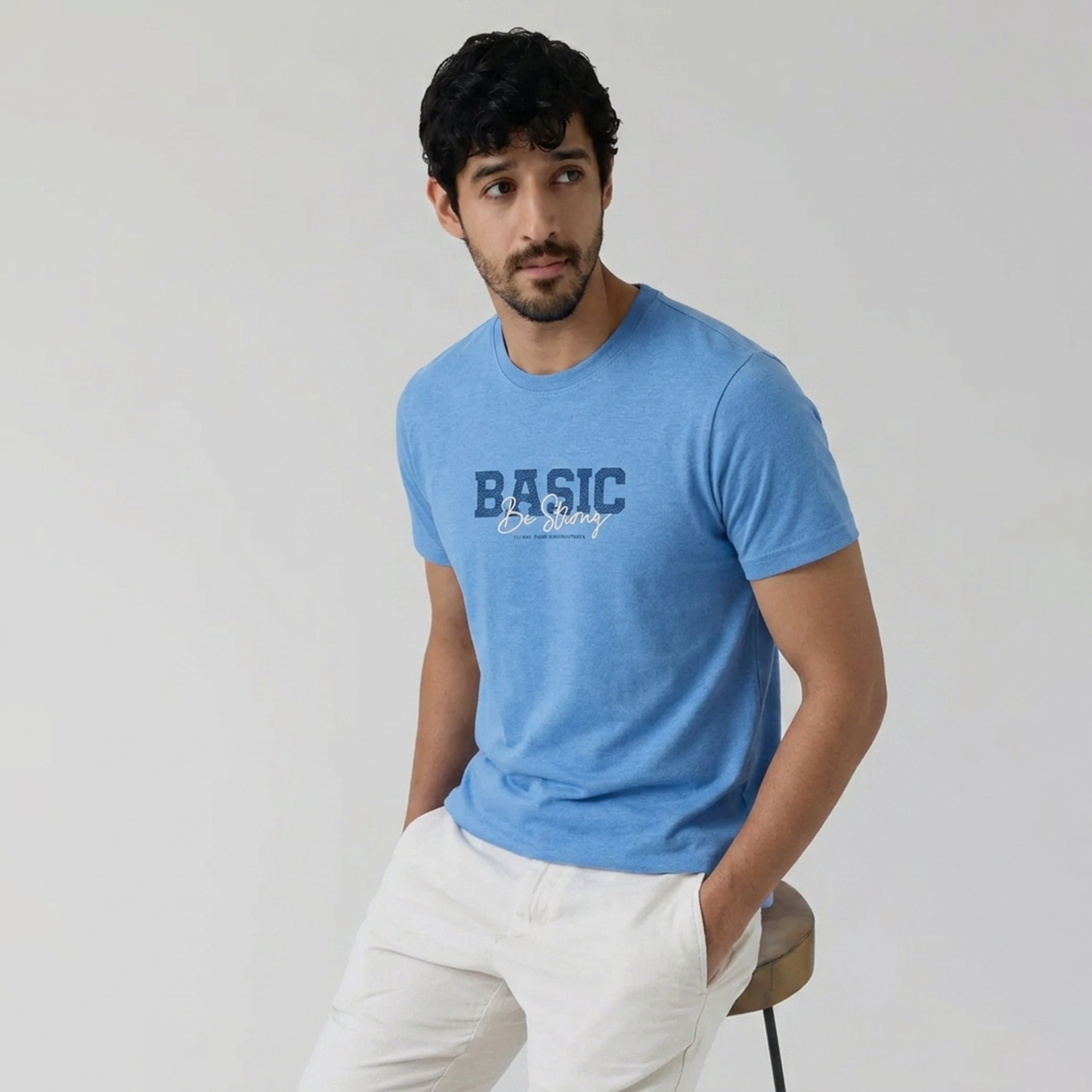 Winner Men's Blue T Shirt - 80089