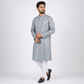 Winner Mens Blue & Maroon Panjabi - 73914