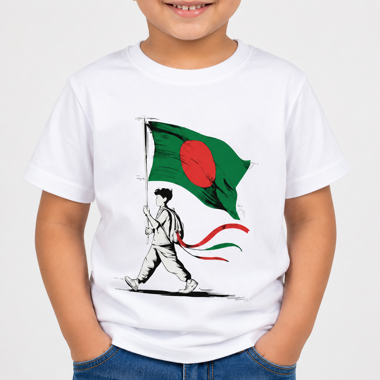 Winner Bright White Boys T Shirt-73897