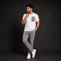 Bright White Slim Winner Men'S T Shirt - 73969