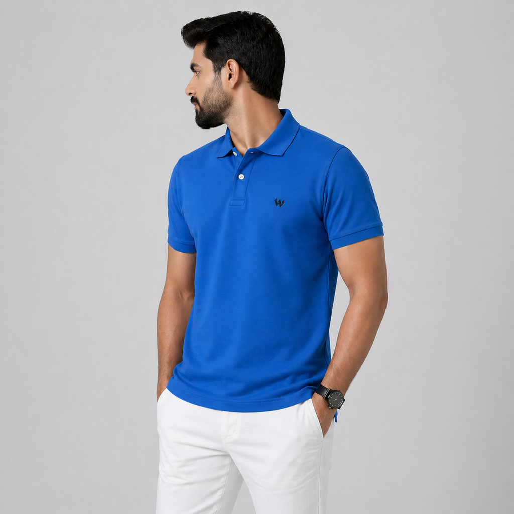 Winner's Mens Brillant Blue Polo  T Shirt -  73295