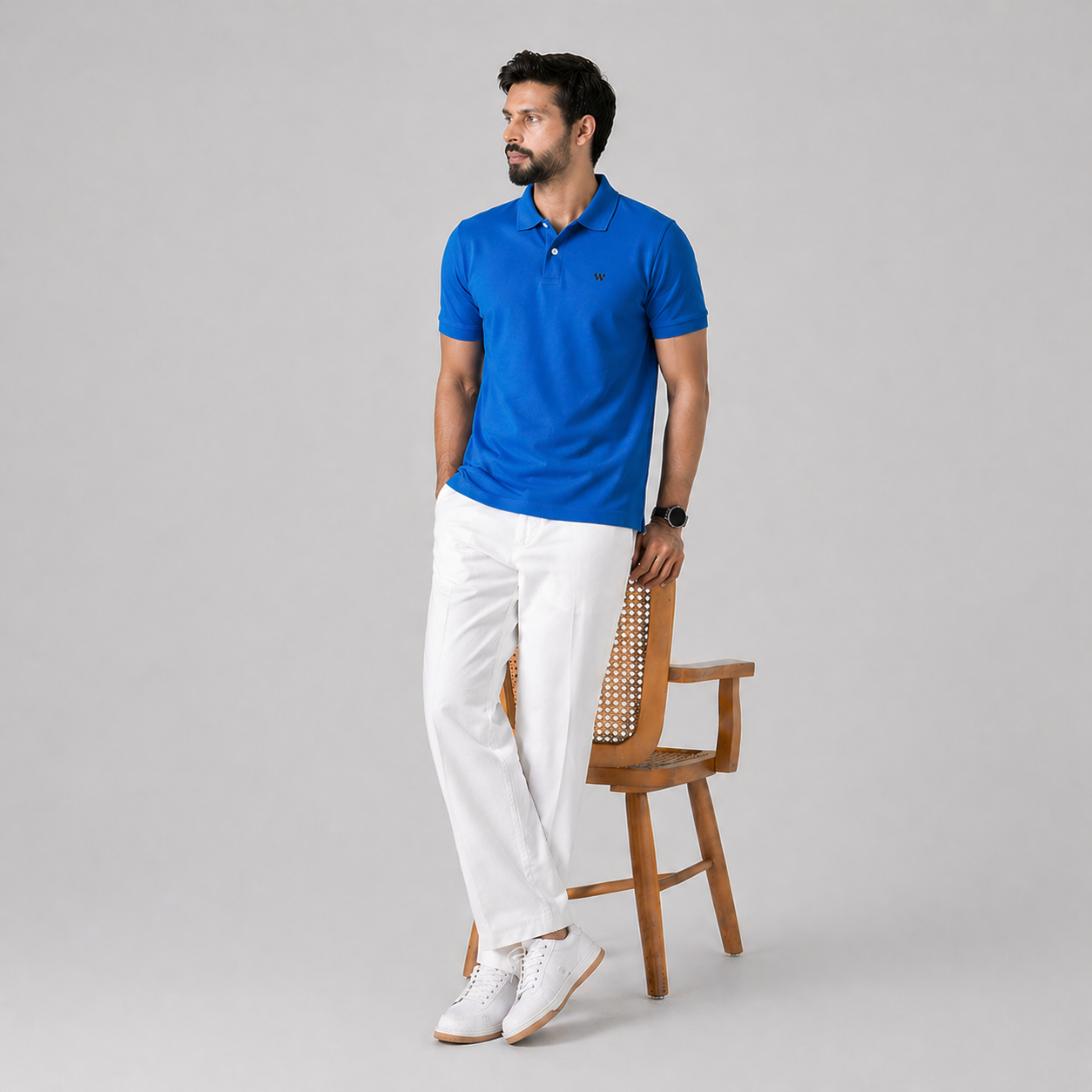 Winner's Mens Brillant Blue Polo  T Shirt -  73295
