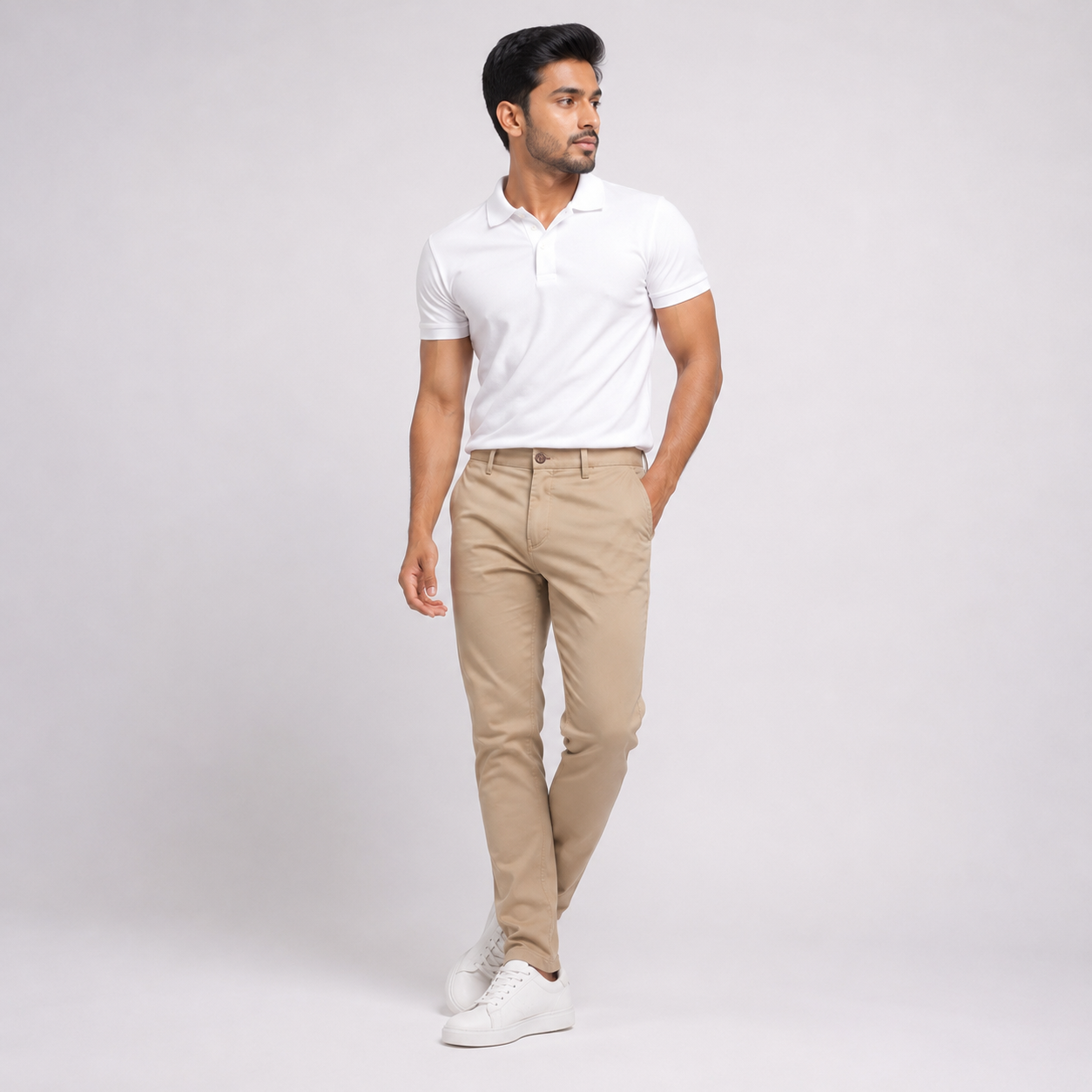 Winner' S  Brown-4 Men's Twill Trouser-73422