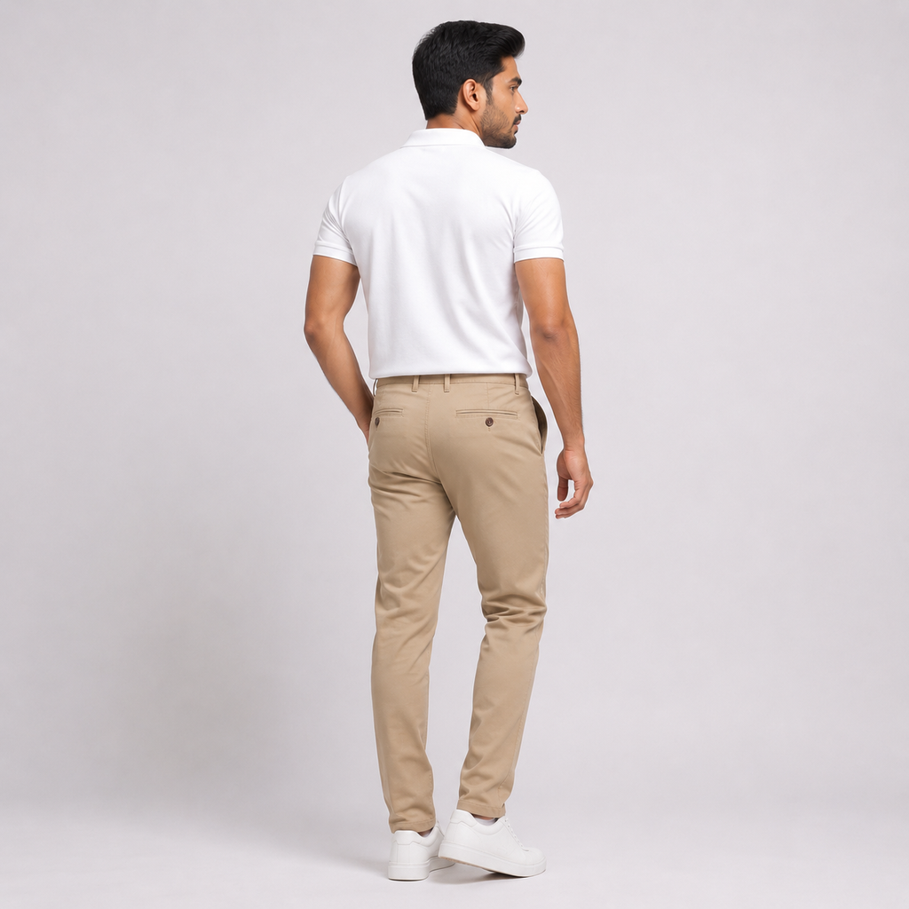 Winner' S  Brown-4 Men's Twill Trouser-73422
