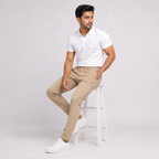 Winner' S  Brown-4 Men's Twill Trouser-73422