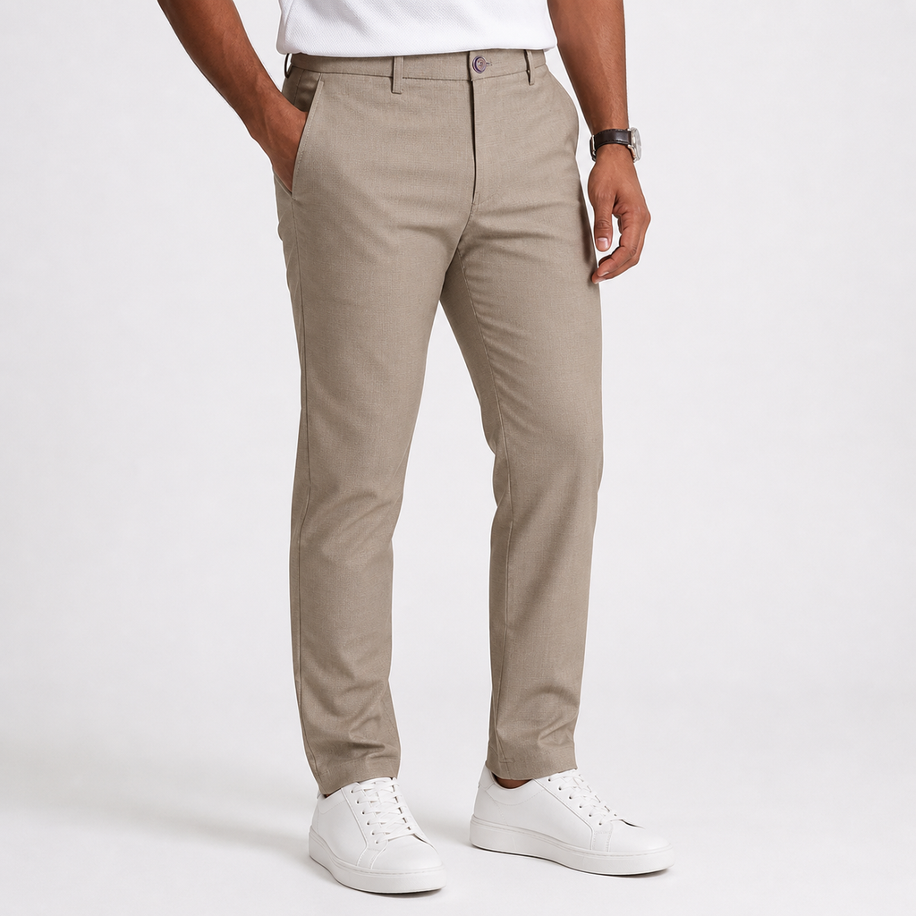 Winner' S Brown-18  Men's Gabardine Pant - 73010
