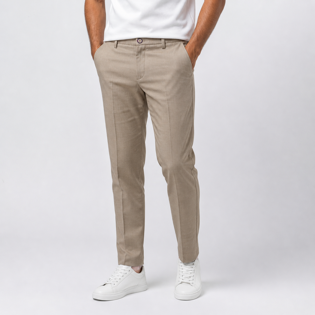 Winner' S Brown-18  Men's Gabardine Pant - 73010