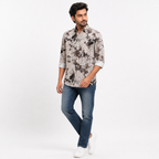 Winner Men's Brown Aop Casual Shirt - 80299
