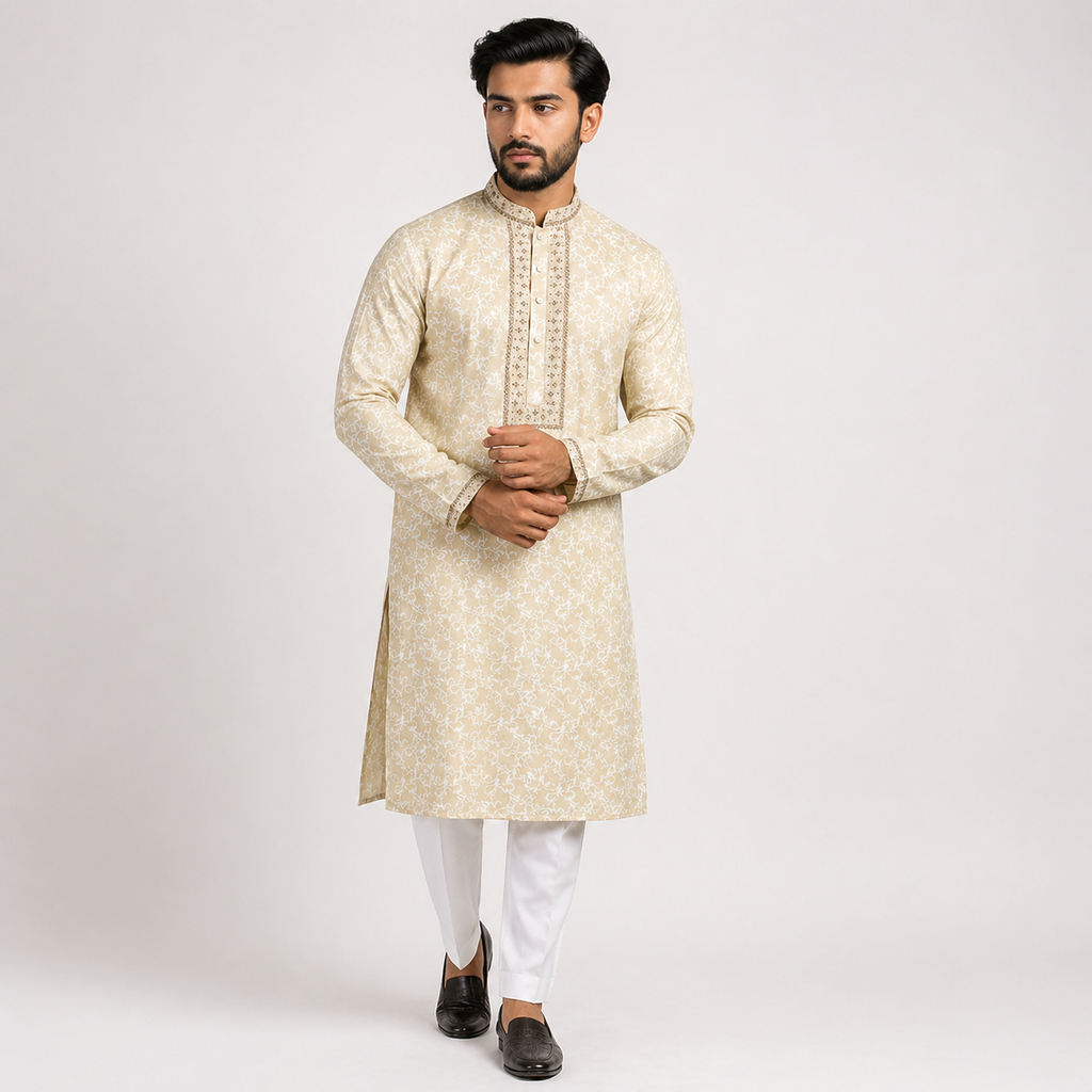 Winner Mens Buttel Mix Panjabi -73920