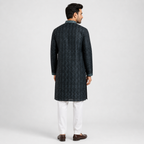 Men'S Camal Blue Panjabi -73942