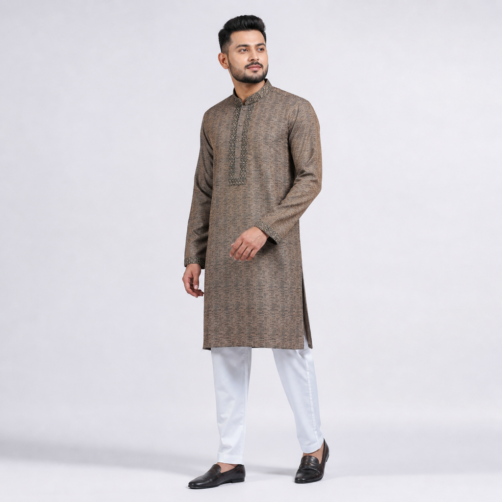 Men'S  Cardamon Panjabi -73942