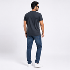 Winner Men's Charcoal Regular T Shirt -73435