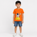 Winner Kids Orange Boy's T-Shirt-80238