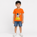 Winner Kids Orange Boy's T-Shirt-80238