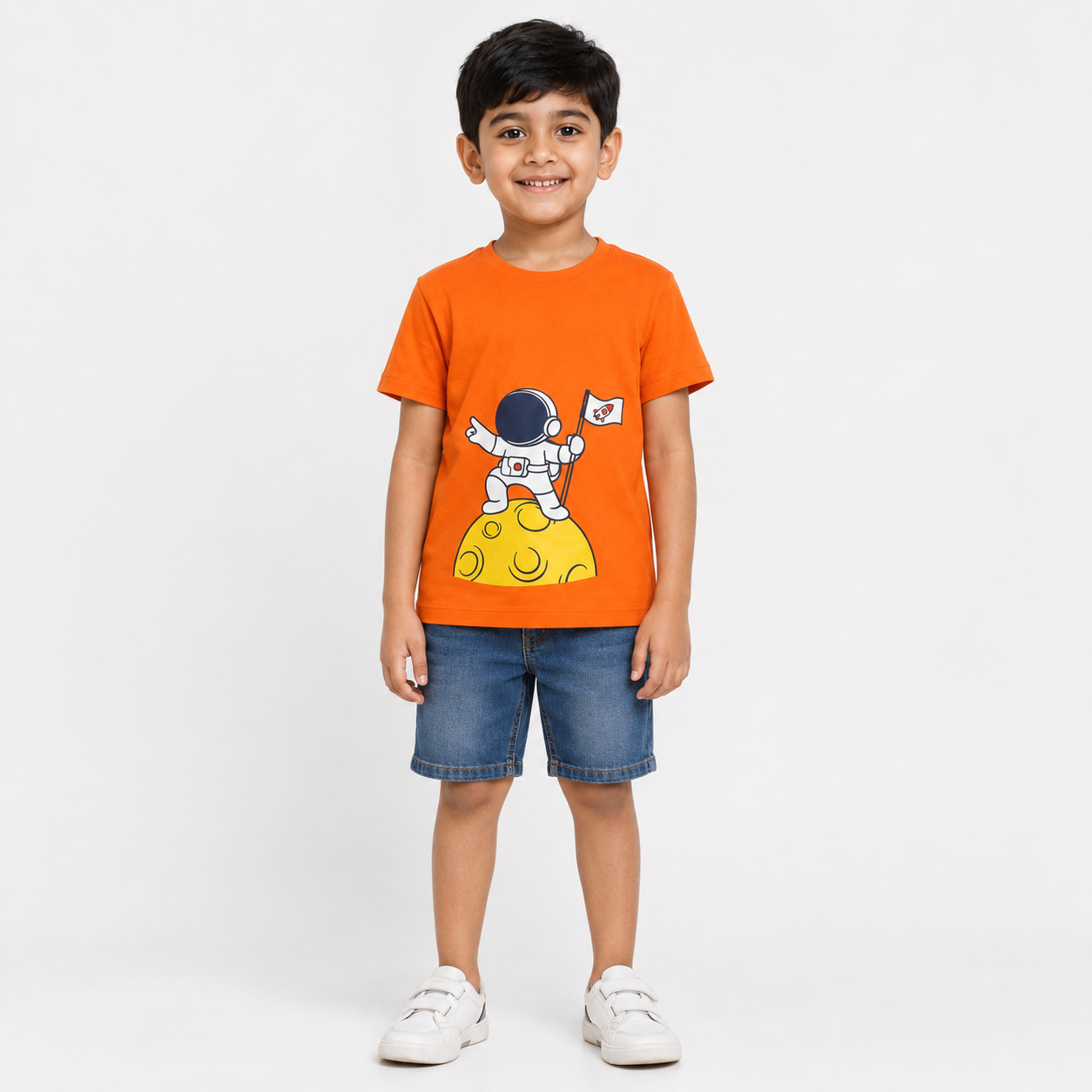Winner Kids Orange Boy's T-Shirt-80238