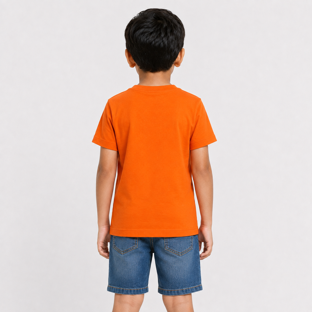 Winner Kids Orange Boy's T-Shirt-80238