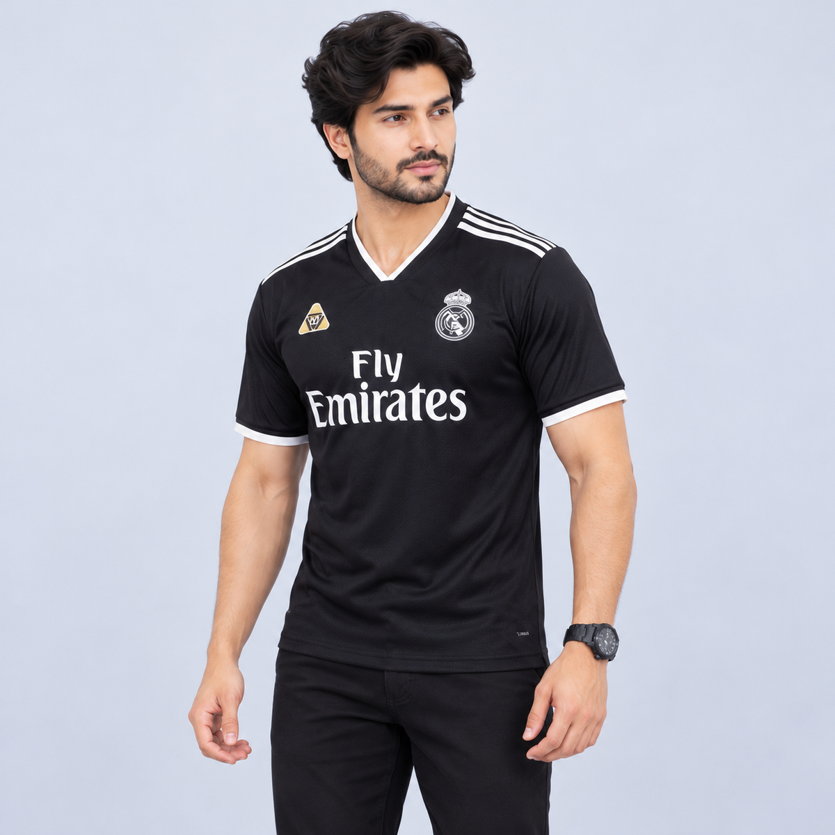 Winner Men's Black T-Shirt 43897