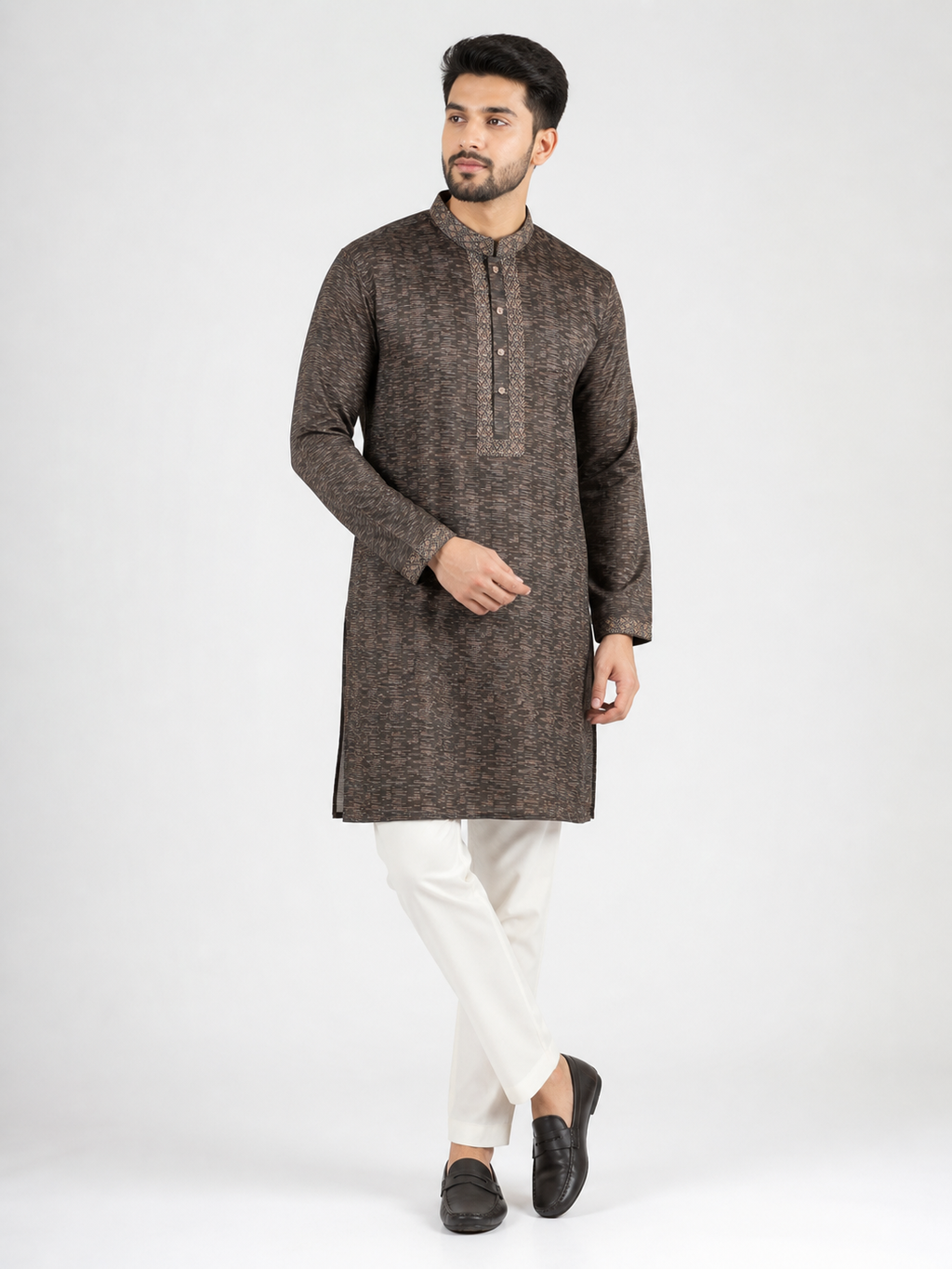 Men'S Choco Panjabi -73942