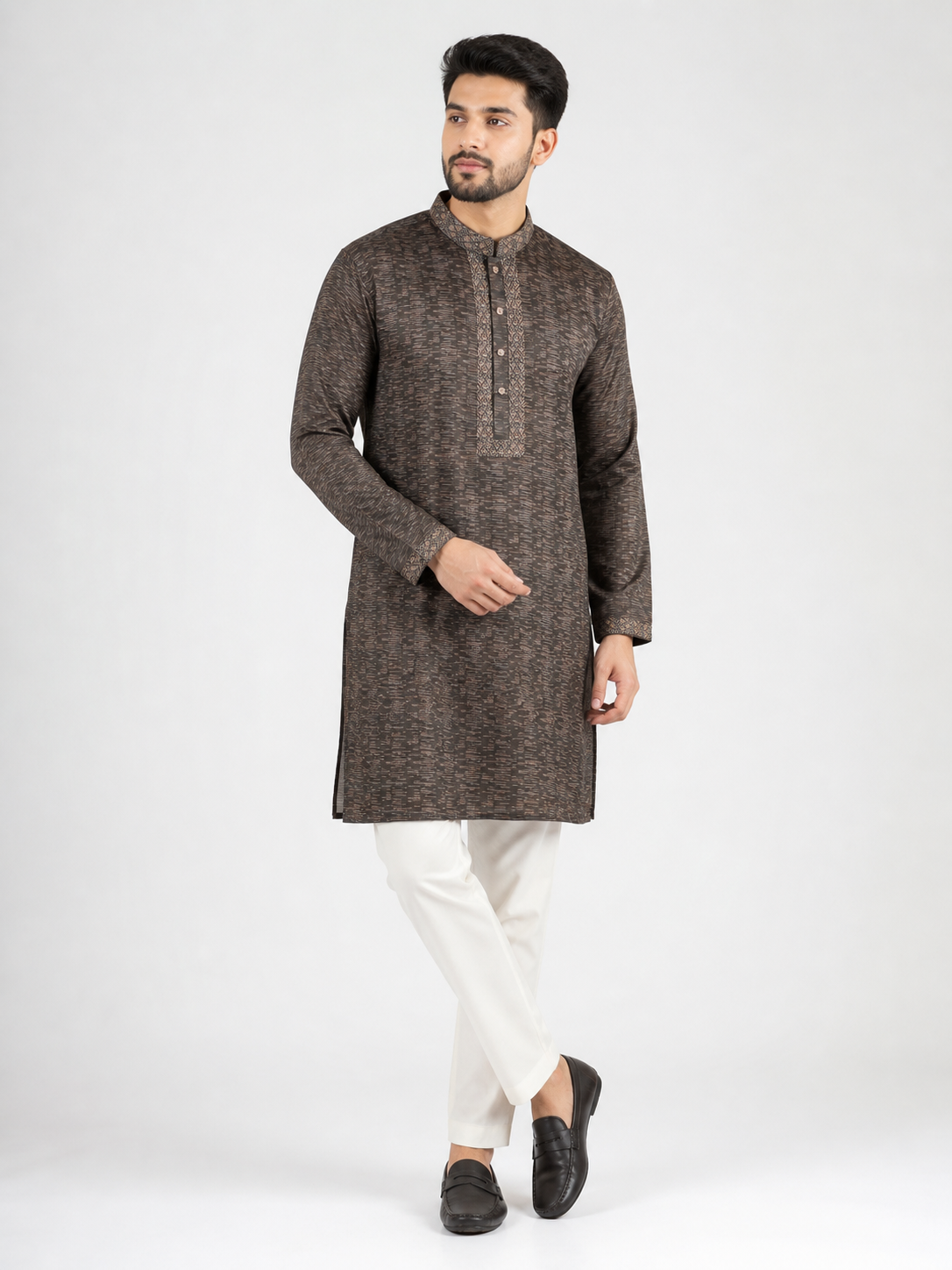 Men'S Choco Panjabi -73942