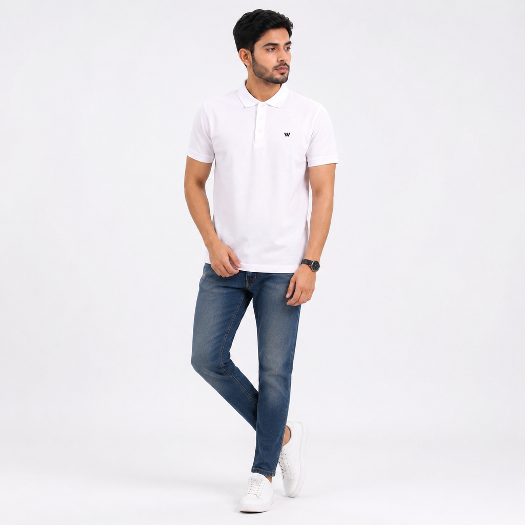 Winner Men's Coconut Cream Polo Shirt - 73295