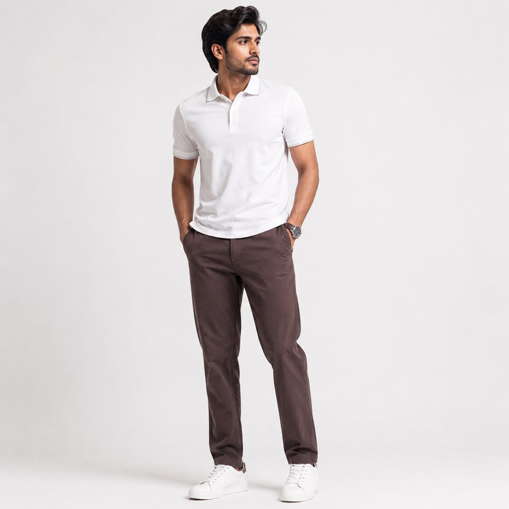 Winner Men's Coffee Twill Pant  - 73650