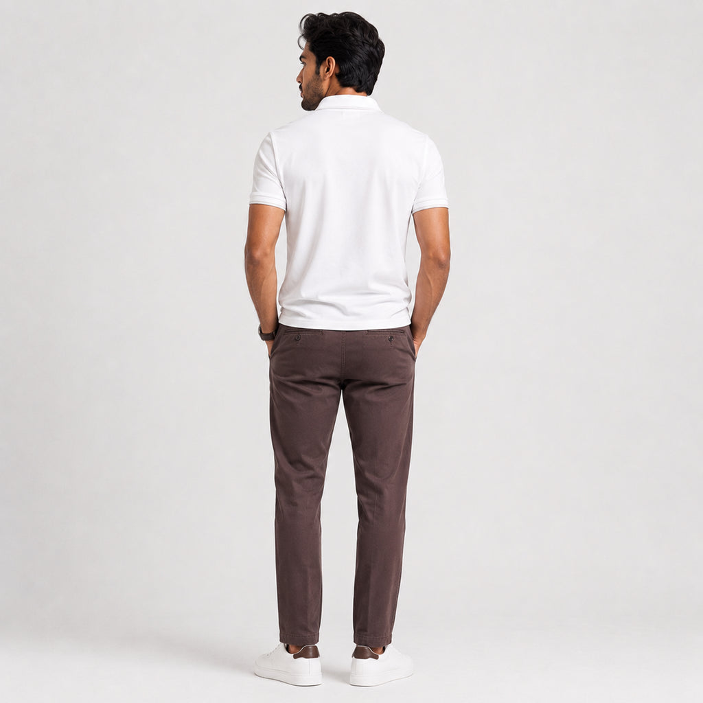 Winner Men's Coffee Twill Pant  - 73650