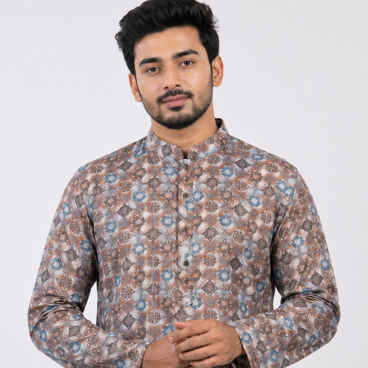 Winner Mens Coffee Panjabi - 73914