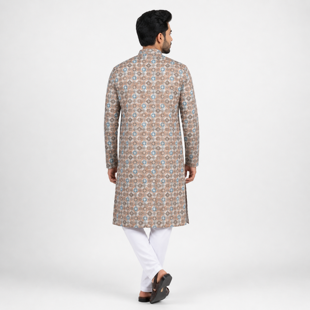 Winner Mens Coffee & Paste Panjabi - 73914