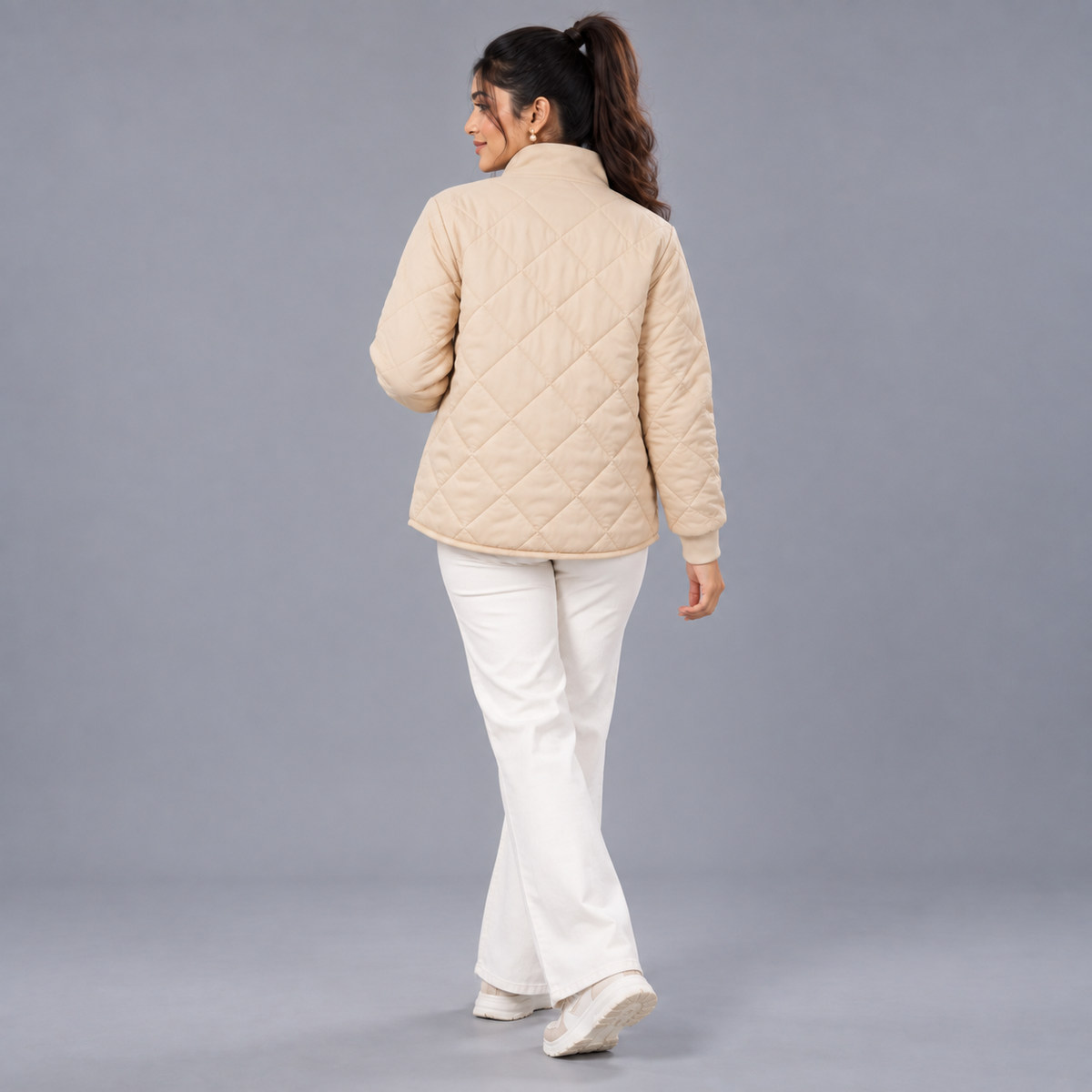 Winner Women's Cream Jacket-73845