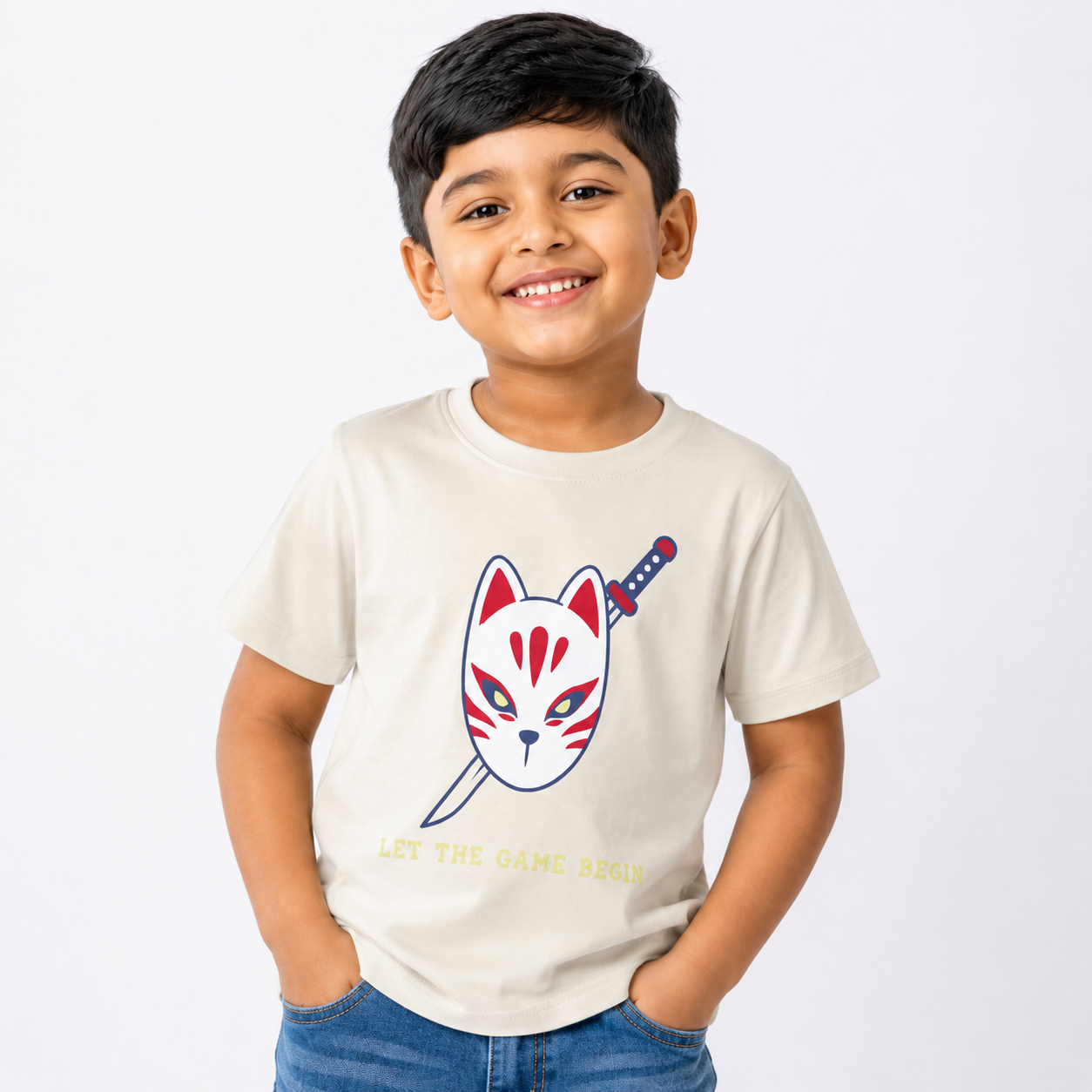 Winner Cream Kids Boy’S S/S Tee-73751
