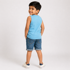 Winner Crystal Blue Kids Muscle Tee-73504
