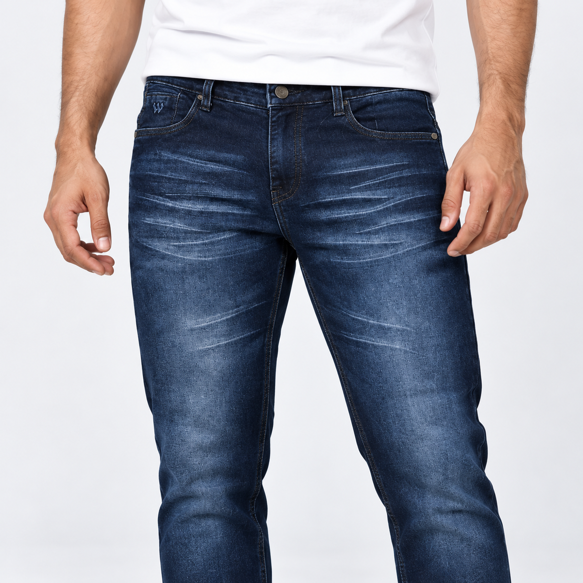 Winner Men's Deep Wash Denim Pant 80332