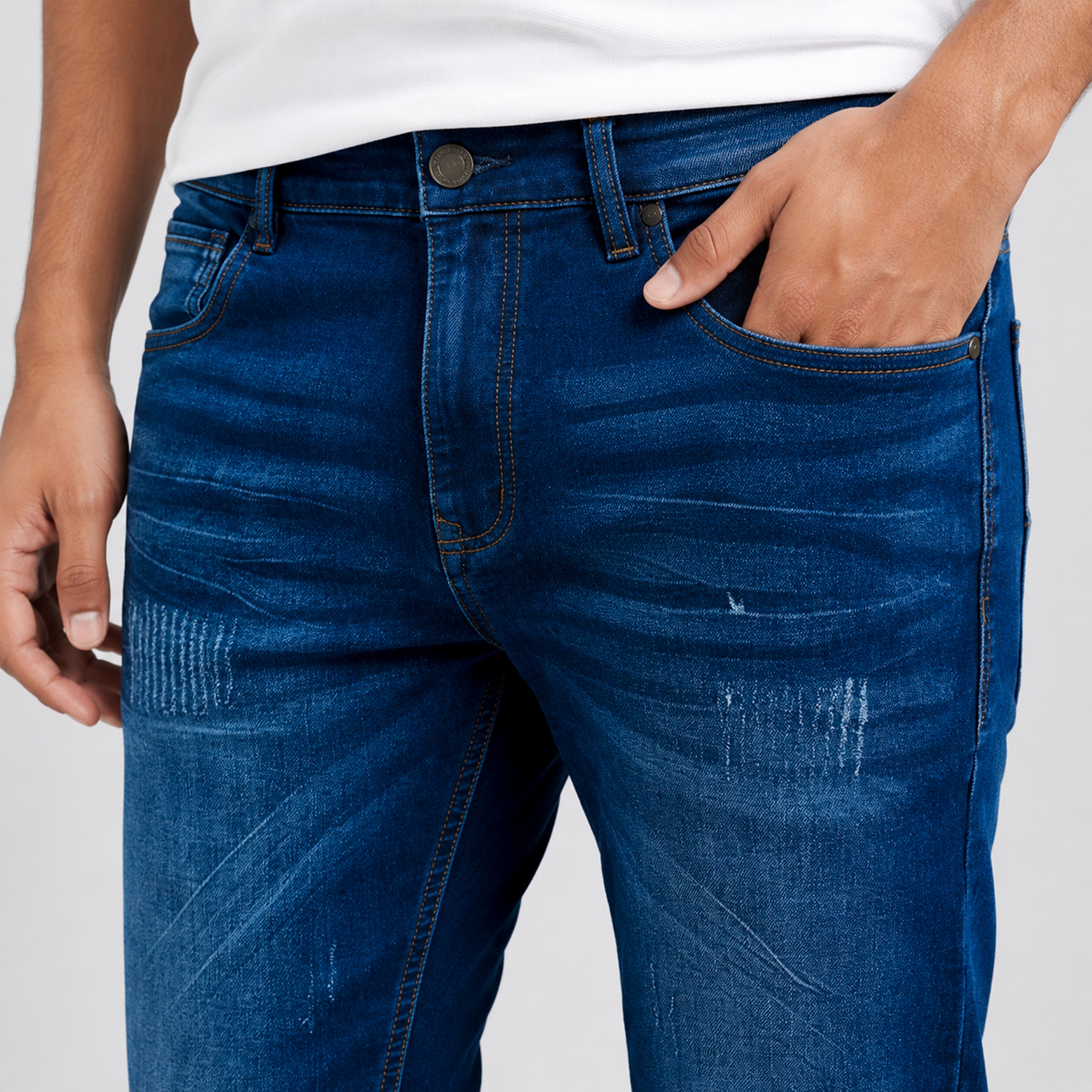 Winner's' S  Dark Navy Denim Pant-73649
