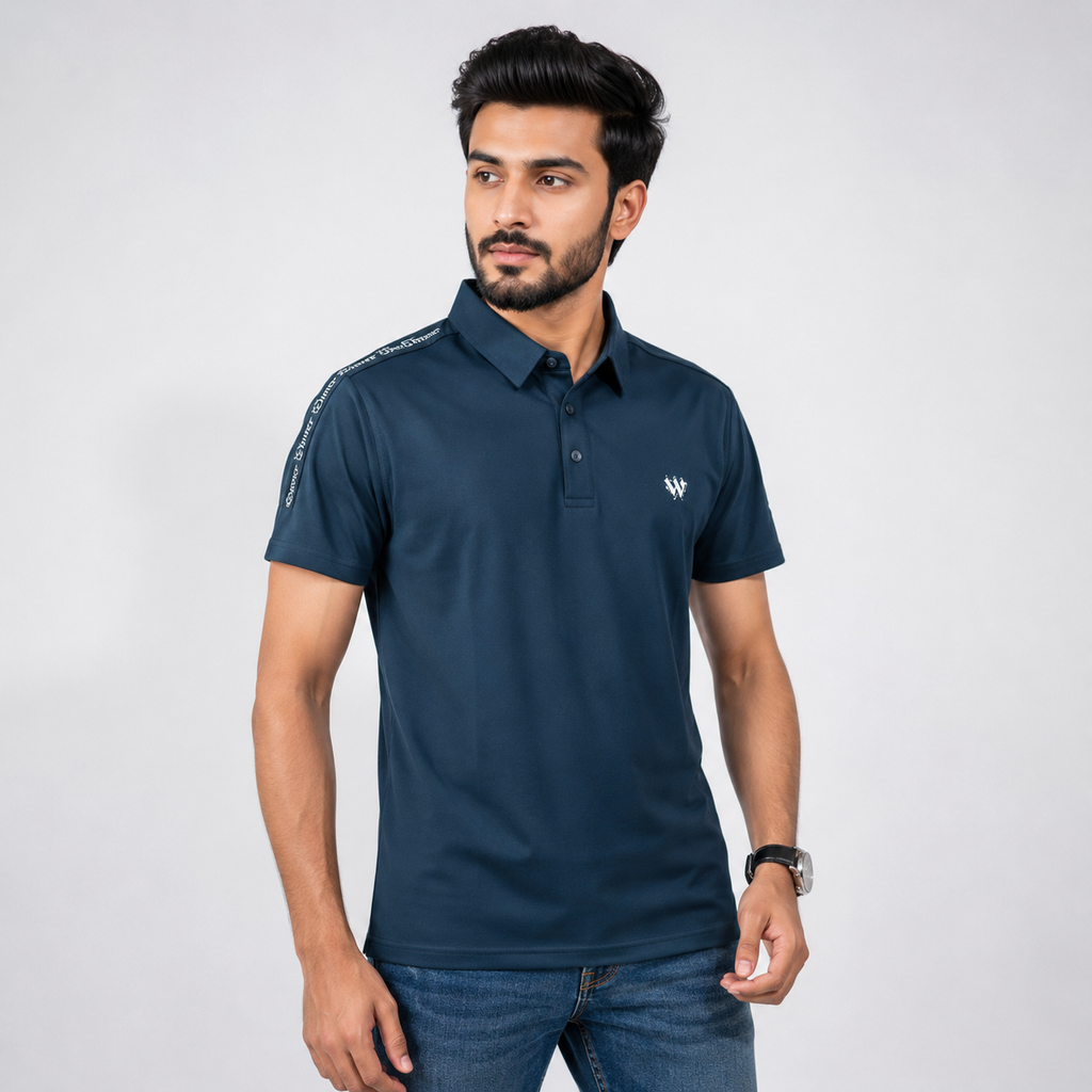 Winners Mens Dark Blue Polo T shirt - 73414