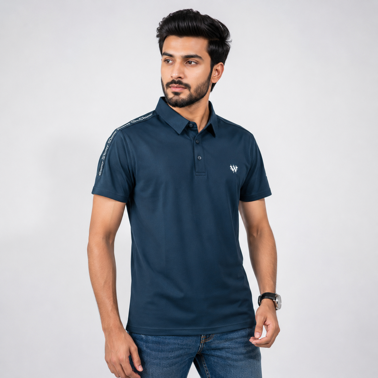 Winners Mens Dark Blue Polo T shirt - 73414