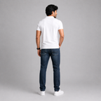 Winner Men's Dark blue Denim Pant - 73819